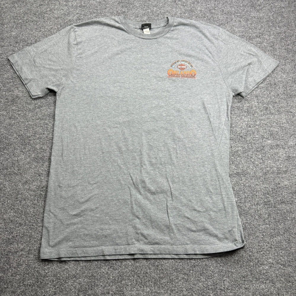 Harley Davidson Shirt Men XL Orlando Florida Bike Week 2022 Catrina Sugar Skull